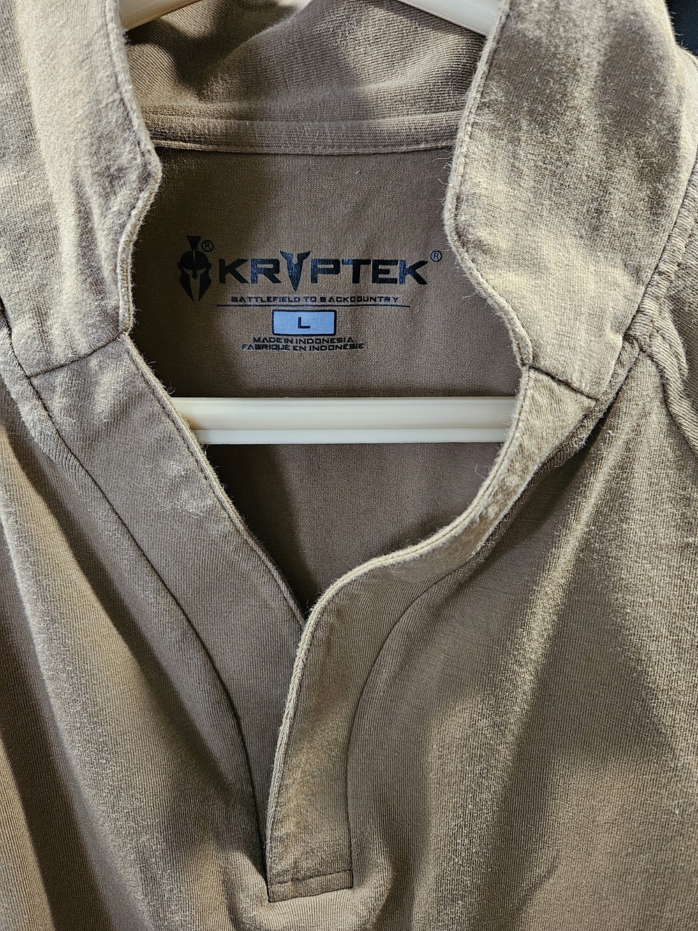 Kryptek Men's Short Sleeve Shirt in Taupe